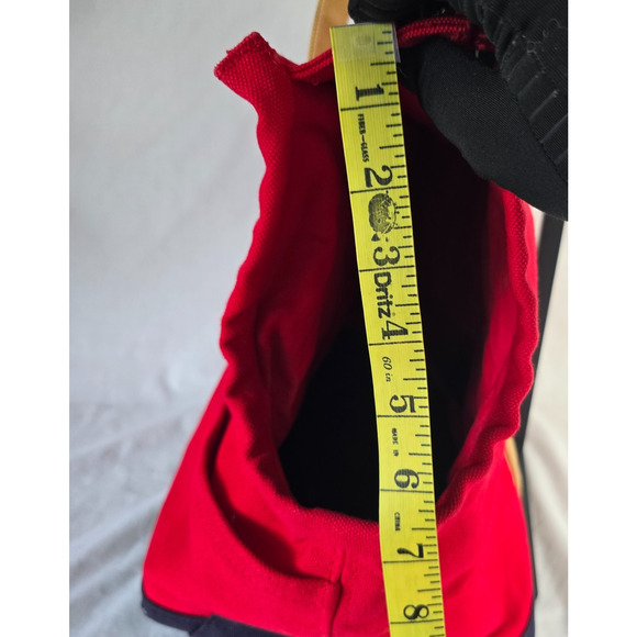 Love Thy Beast Pet Carrying Tote Medium Red & Blue & Tan - Picture 16 of 16